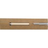 Stylo bille personnalisé en érable - Lucienne, cadeau Matières : bois Couleurs : brun personnalisable avec votre logo
