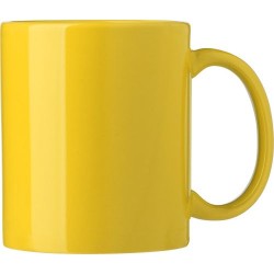 Mug en céramique personnalisé idéal pour cadeau d'entreprise - Kenna Matières : céramique Couleurs : jaune