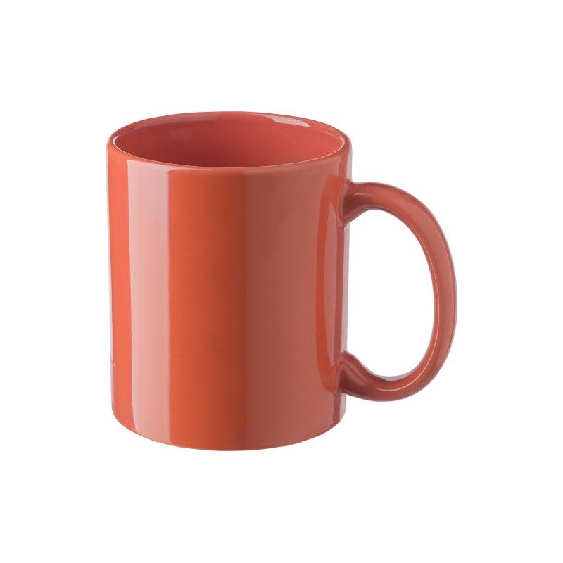 Mug en céramique personnalisé idéal pour cadeau d'entreprise - Kenna Matières : céramique Couleurs : jaune personnalisation rapi