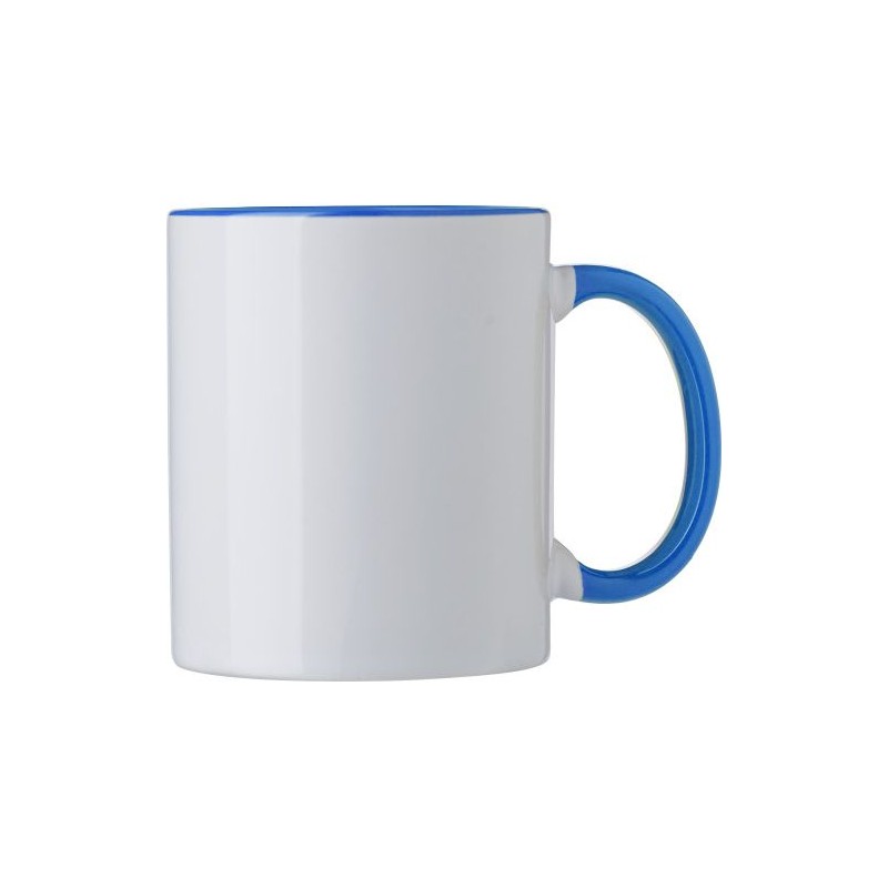 Mug personnalisé en céramique - Blair, cadeau d'entreprise idéal Matières : céramique Couleurs : bleu marquage laser ultra préci