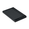 Carnet A5 Personnalisé et Stylo Assorti Cadeau d'Entreprise NEILO SET Matières : papier Couleurs : noir objet promotionnel éco-r