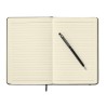 Carnet A5 Personnalisé et Stylo Assorti Cadeau d'Entreprise NEILO SET Matières : papier Couleurs : noir personnalisation rapide 