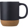 Mug en céramique personnalisé - Cadeau Rosamund Matières : liège Couleurs : noir cadeau entreprise pas cher