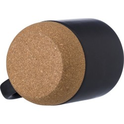 Mug en céramique personnalisé - Cadeau Rosamund Matières : liège Couleurs : noir impression haute définition