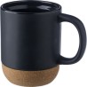 Mug en céramique personnalisé - Cadeau Rosamund Matières : liège Couleurs : noir livraison express 24h 48h