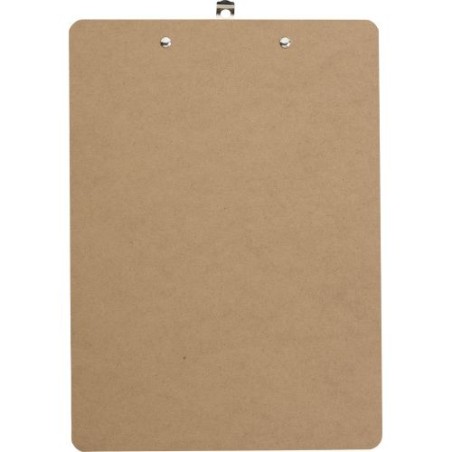 Clipboard Personnalisé en MDF - Gabriel, Accessoire de Bureau Matières : MDF Couleurs : brun personnalisable avec votre logo
