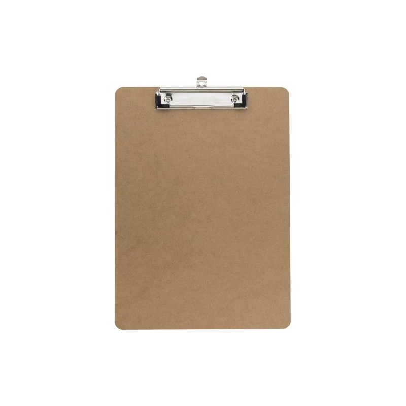 Clipboard Personnalisé en MDF - Gabriel, Accessoire de Bureau Matières : MDF Couleurs : brun cadeau entreprise pas cher