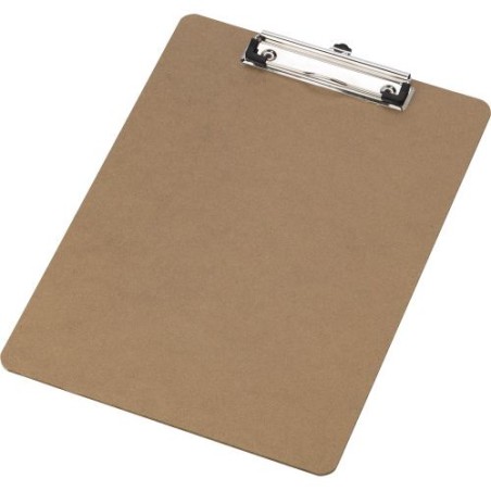Clipboard Personnalisé en MDF - Gabriel, Accessoire de Bureau Matières : MDF Couleurs : brun goodies publicitaire événementiel