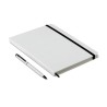 Carnet A5 Personnalisé et Stylo Assorti Cadeau d'Entreprise NEILO SET Matières : papier Couleurs : blanc goodies publicitaire év