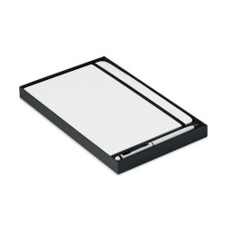 Carnet A5 Personnalisé et Stylo Assorti Cadeau d'Entreprise NEILO SET Matières : papier Couleurs : blanc cadeau collaborateur pr