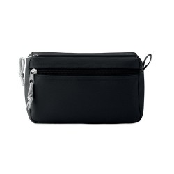 Trousse de toilette  sans PVC - Cadeau personnalisé NEW & SMART Matières : PET Couleurs : noir