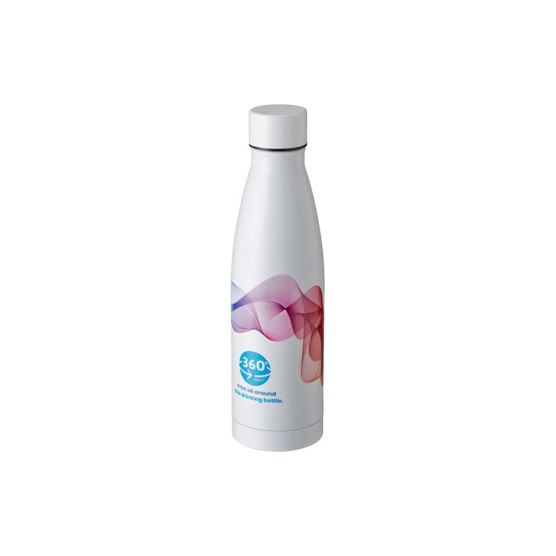 Gourde isotherme double paroi en acier inoxydable de 500 ml personnalisée - Marcelino Matières : acier inoxydable Couleurs : bla