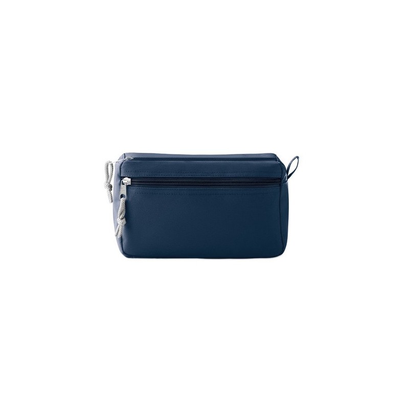 Trousse de toilette  sans PVC - Cadeau personnalisé NEW & SMART Matières : PET Couleurs : bleu cadeau entreprise pas cher