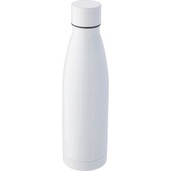 Gourde isotherme double paroi en acier inoxydable de 500 ml personnalisée - Marcelino Matières : acier inoxydable Couleurs : arg