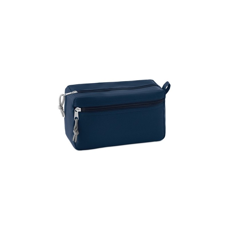 Trousse de toilette  sans PVC - Cadeau personnalisé NEW & SMART Matières : PET Couleurs : bleu personnalisation rapide en France