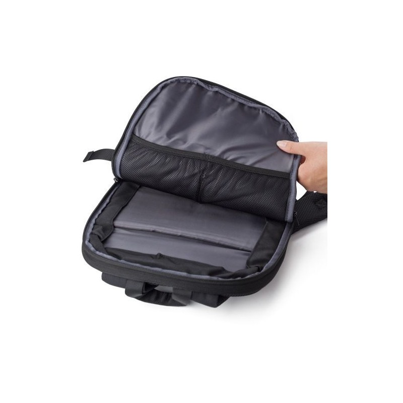 Sac à dos personnalisé en polyester pour voyages - Paul Matières : polyester Couleurs : noir impression haute définition