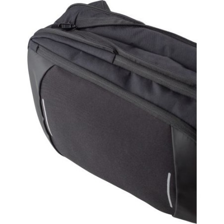 Sac à dos personnalisé en polyester pour voyages - Paul Matières : polyester Couleurs : noir marquage laser ultra précis
