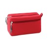 Trousse de toilette  sans PVC - Cadeau personnalisé NEW & SMART Matières : PET Couleurs : rouge objet promotionnel éco-responsab