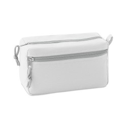 Trousse de toilette  sans PVC - Cadeau personnalisé NEW & SMART Matières : PET Couleurs : blanc livraison express 24h 48h