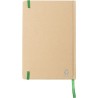 Carnet A5 personnalisé en carton recyclé - Gianni Matières : caoutchouc Couleurs : bleu objet publicitaire robuste