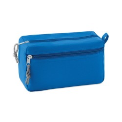 Trousse de toilette  sans PVC - Cadeau personnalisé NEW & SMART Matières : PET Couleurs : bleu royal goodies entreprise design