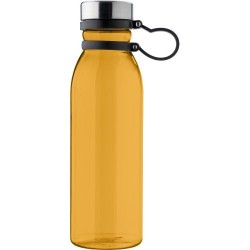 Gourde Éco-responsable 750 ml en rPET - Timothy Matières : silicone Couleurs : orange marquage laser ultra précis