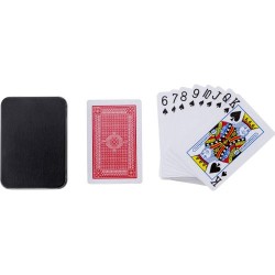 Jeu de cartes personnalisé de 54 pièces - Nathan Matières : fer Couleurs : noir livraison express 24h 48h