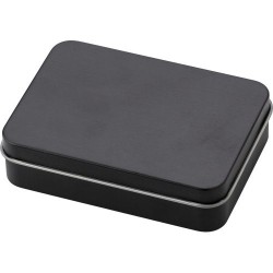 Jeu de cartes personnalisé de 54 pièces - Nathan Matières : fer Couleurs : noir cadeau collaborateur premium