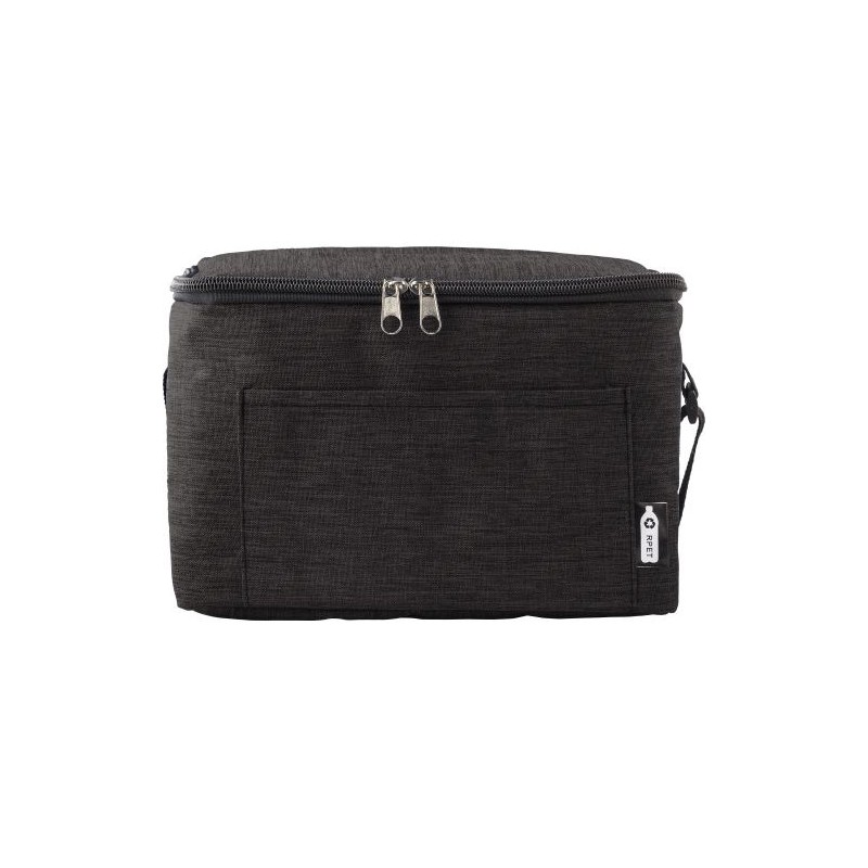 Sac isotherme  en polyester rPET personnalisé Isabella Matières : polyester Couleurs : noir
