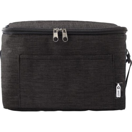 Sac isotherme  en polyester rPET personnalisé Isabella Matières : polyester Couleurs : noir