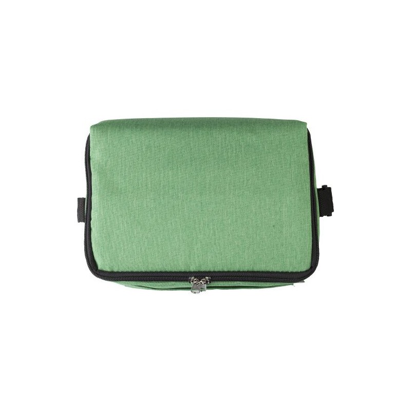 Sac isotherme  en polyester rPET personnalisé Isabella Matières : polyester Couleurs : noir objet promo petit budget