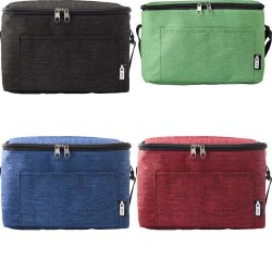 Sac isotherme  en polyester rPET personnalisé Isabella Matières : polyester Couleurs : vert objet promotionnel éco-responsable