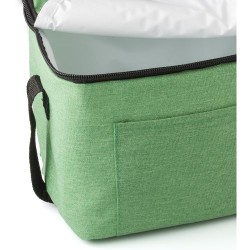 Sac isotherme  en polyester rPET personnalisé Isabella Matières : polyester Couleurs : bleu marquage laser ultra précis