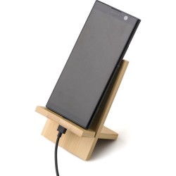 Support Éco-responsable en Bambou pour Téléphone - Margarita Matières : bambou Couleurs : bambou cadeau entreprise pas cher