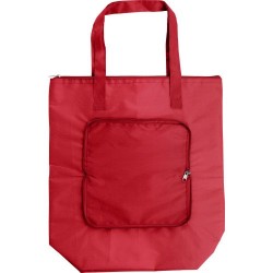 Sac isotherme pratique en polyester pour vos courses - Hal Matières : polyester Couleurs : vert citron cadeau entreprise pas che