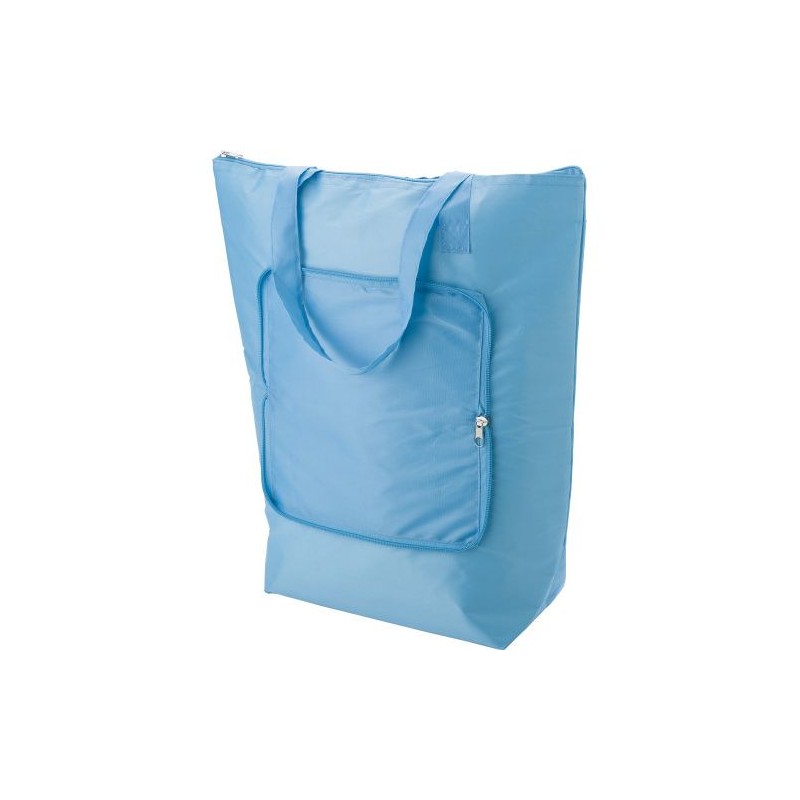 Sac isotherme pratique en polyester pour vos courses - Hal Matières : polyester Couleurs : vert citron marquage couleur éclatant