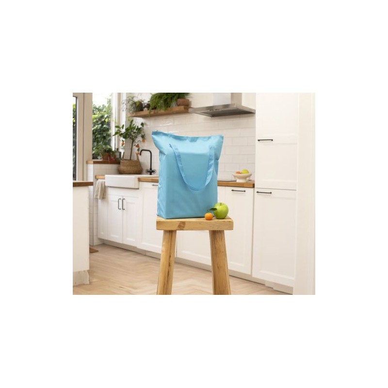 Sac isotherme pratique en polyester pour vos courses - Hal Matières : polyester Couleurs : vert citron goodies entreprise design
