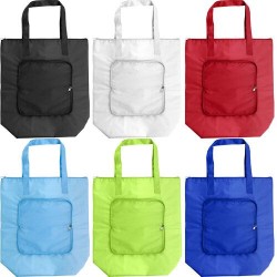 Sac isotherme pratique en polyester pour vos courses - Hal Matières : polyester Couleurs : blanc impression logo haute qualité
