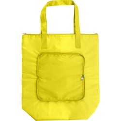 Sac isotherme pratique en polyester pour vos courses - Hal Matières : polyester Couleurs : jaune goodies publicitaire événementi