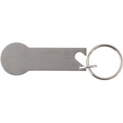 Porte-clés multifonctions en acier inoxydable  Gavin Matières : métal Couleurs : argenté 2