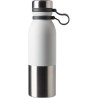Gourde isotherme en acier inoxydable de 600 ml personnalisée Will Matières : silicone Couleurs : blanc cadeau entreprise pas che
