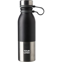 Gourde isotherme en acier inoxydable de 600 ml personnalisée Will Matières : silicone Couleurs : blanc cadeau collaborateur prem