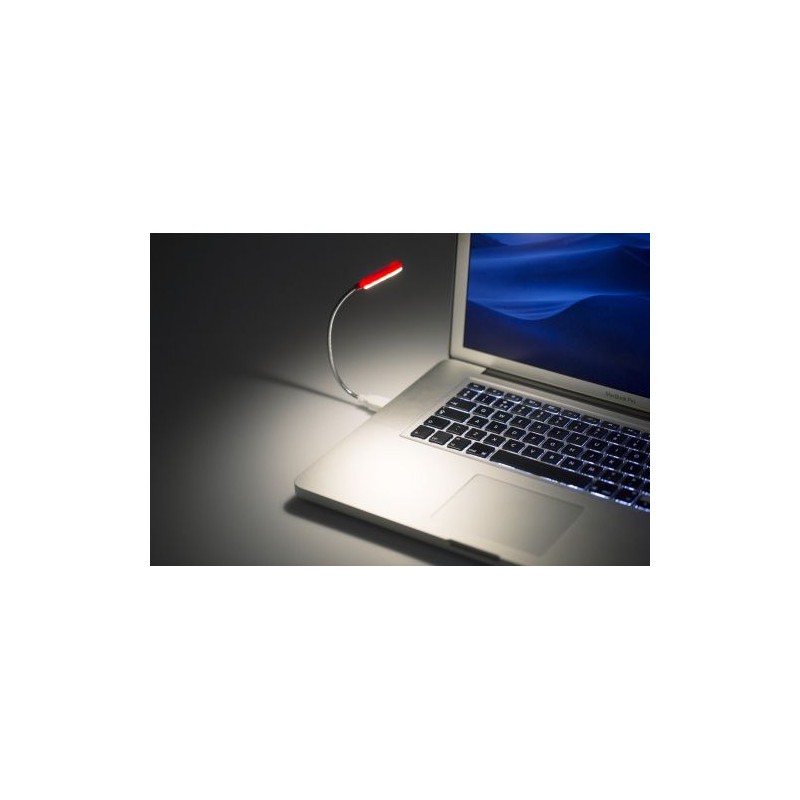 Liseuse USB Personnalisée en ABS et Métal - Modèle Lola Matières : cuivre Couleurs : rouge impression logo haute qualité
