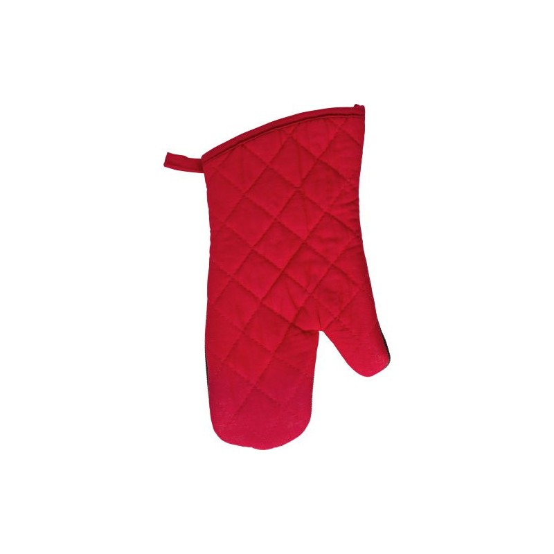 Gant antidérapant en coton  de cuisine Elsie Matières : coton Couleurs : rouge cadeau client original