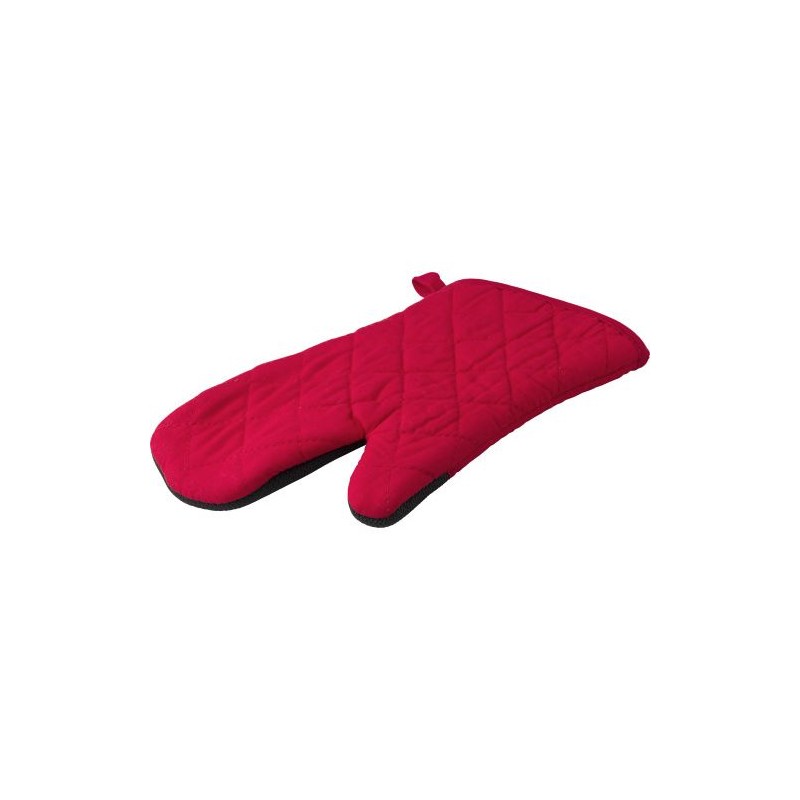 Gant antidérapant en coton  de cuisine Elsie Matières : coton Couleurs : rouge cadeau entreprise pas cher
