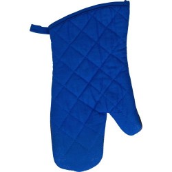 Gant antidérapant en coton  de cuisine Elsie Matières : coton Couleurs : bleu cobalt cadeau entreprise pas cher