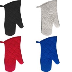 Gant antidérapant en coton  de cuisine Elsie Matières : coton Couleurs : bleu cobalt livraison express 24h 48h