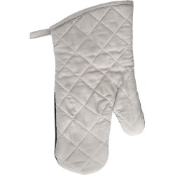 Gant antidérapant en coton  de cuisine Elsie Matières : coton Couleurs : gris personnalisable avec votre logo