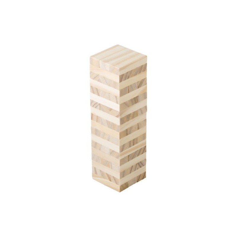 Jeu d'adresse personnalisé en pin - Gisa, cadeau idéal pas cher Matières : bois Couleurs : brun impression haute définition