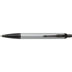 Stylo bille en métal luxe Parker IM - Cadeau d'entreprise Matières : métal Couleurs : gris impression haute définition